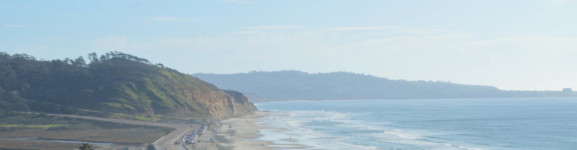 Sunlit Solana Beach Tram Station