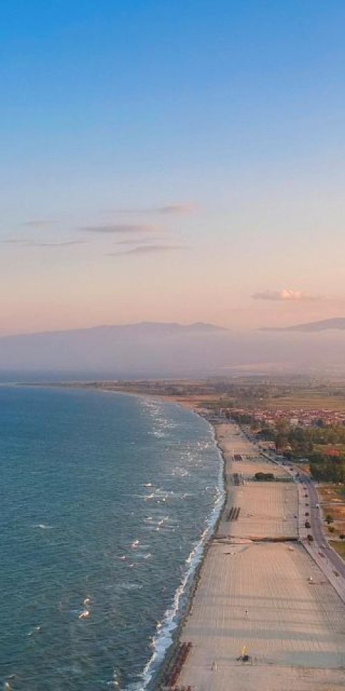 Tram interior during off-peak