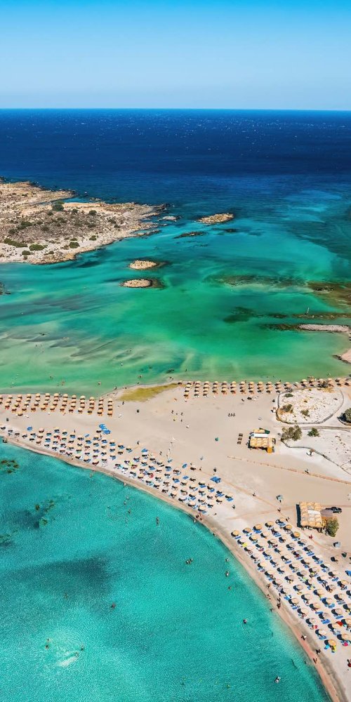 Tram navigating Chania street