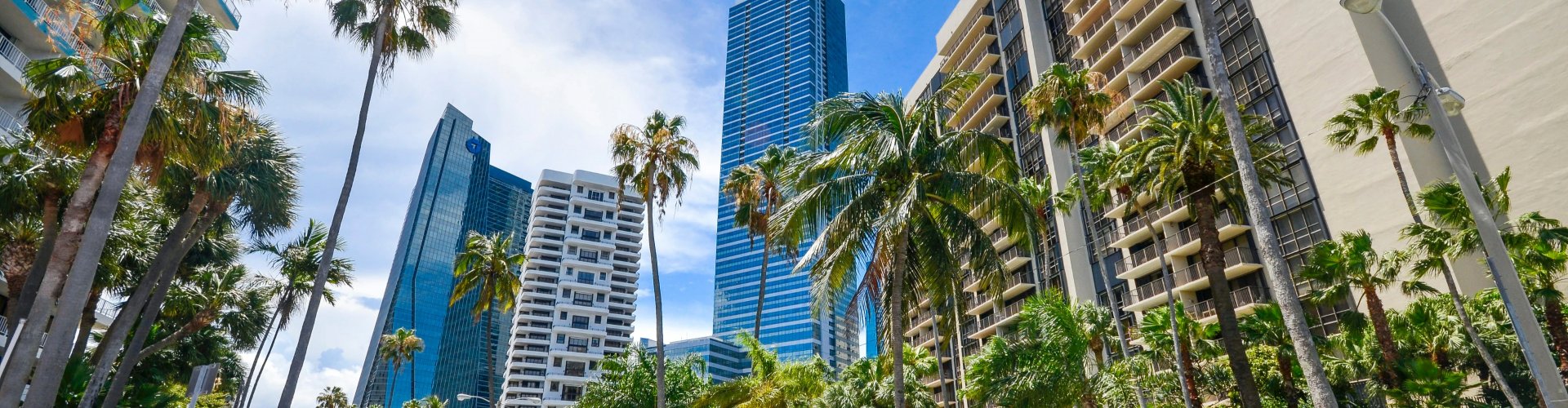 Miami Metro Train Approaching Station