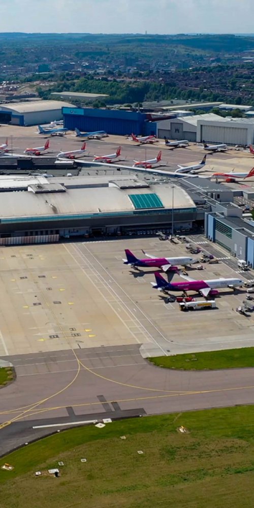 Empty Luton Tram During Off-Peak