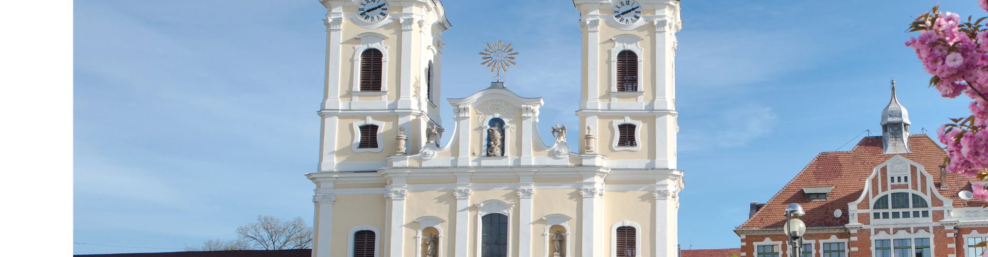 Tram of Miskolc in motion