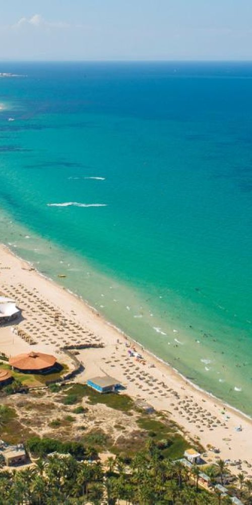 Quiet tram interior in Sousse