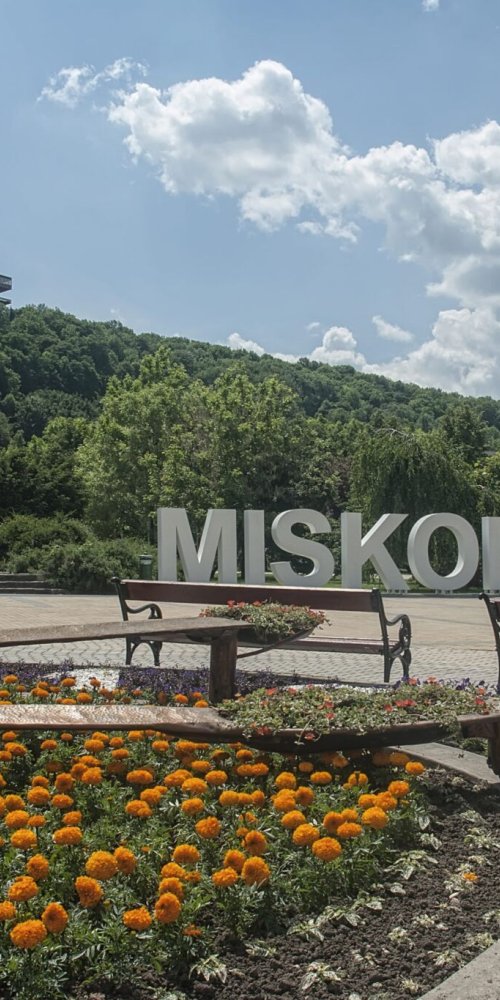 Quiet tram during off-peak in Miskolc