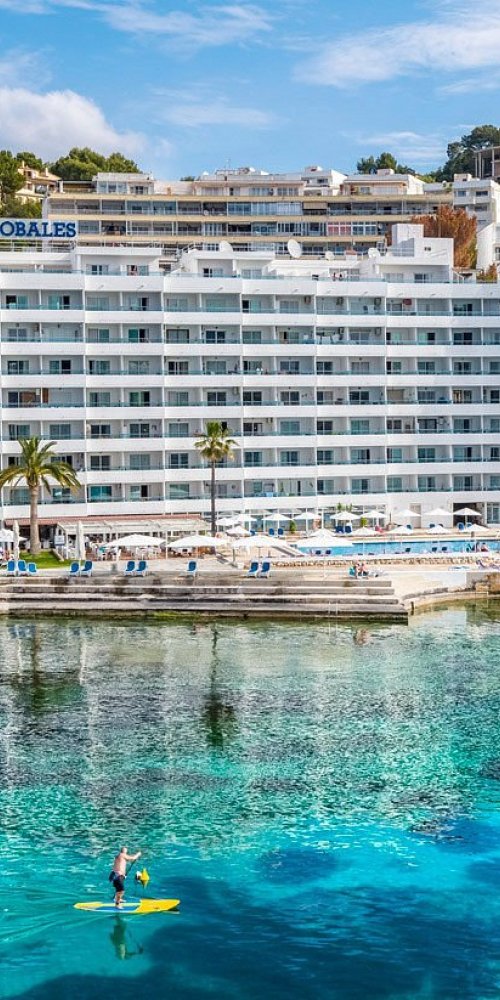 Santa Ponsa tram during off-peak hours