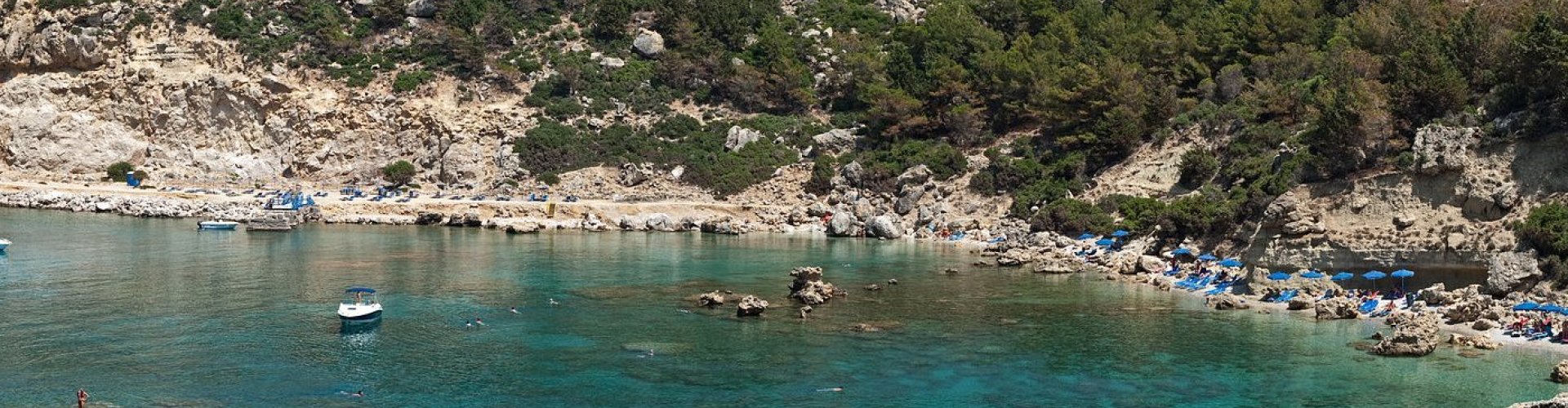 Faliraki public transport bustling street scene