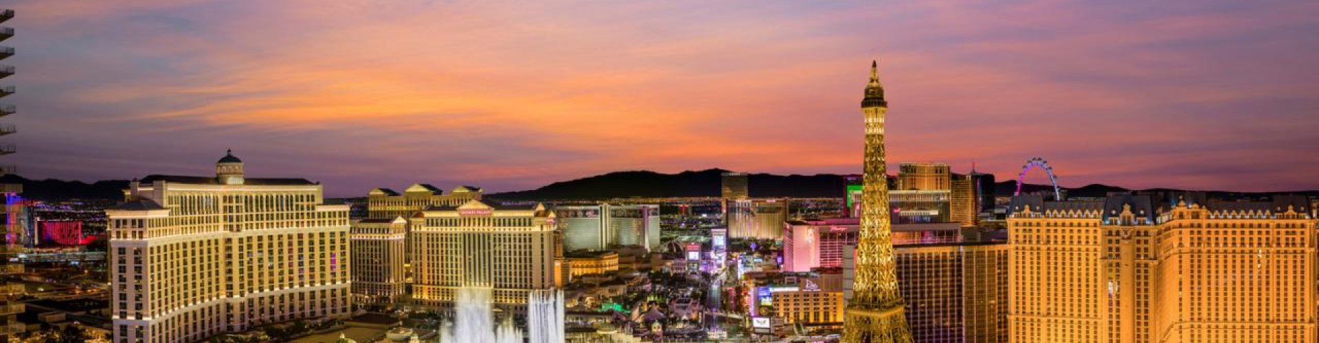 Rush-hour crowds waiting for metro in Las Vegas, NV, US