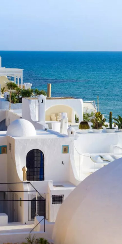 Tranquil tram stop in Tunis during off-peak hours