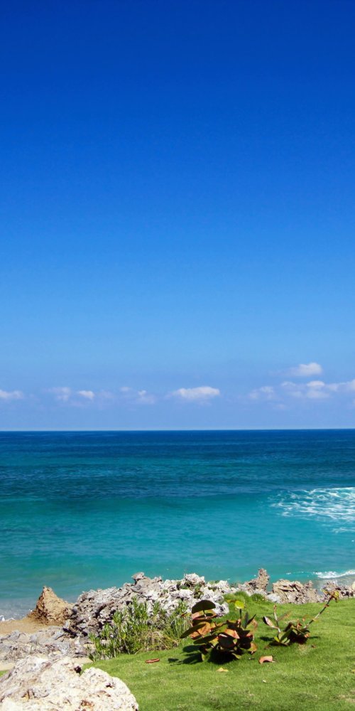 Tram passing through Sosúa in off-peak hours