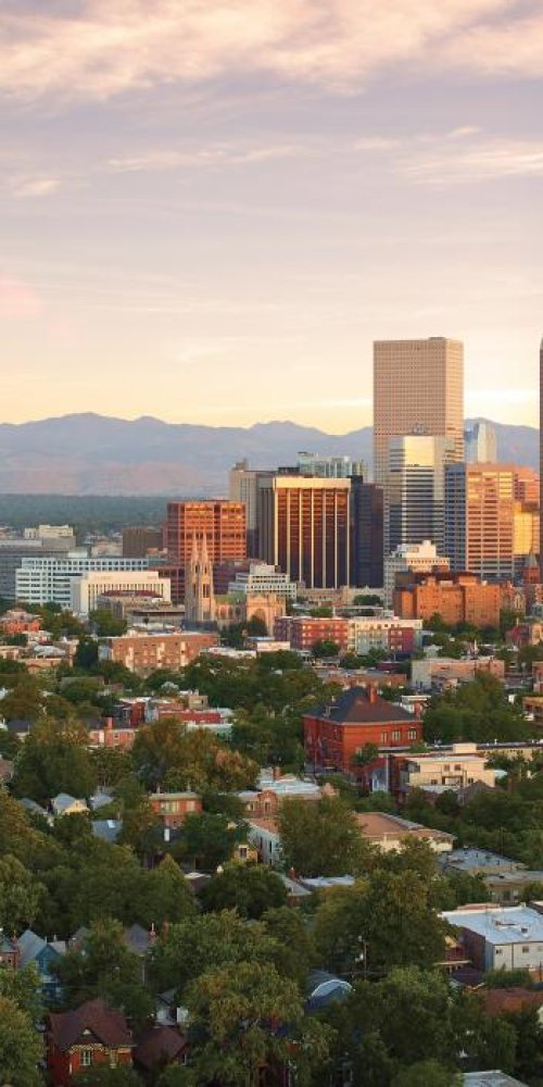 Commuters on Denver Metro Train