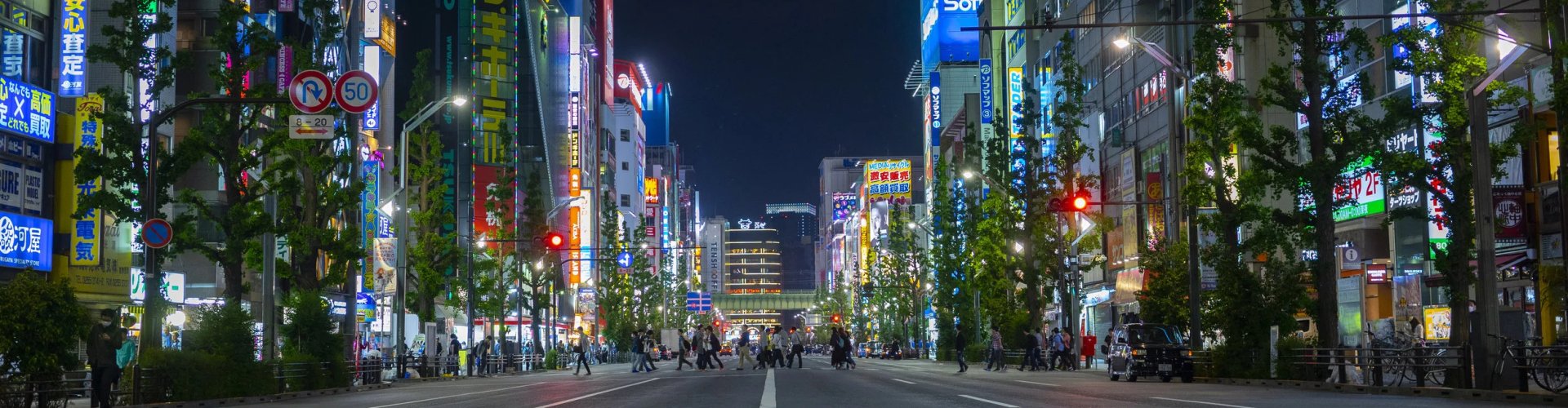 Busy Chiba metro station