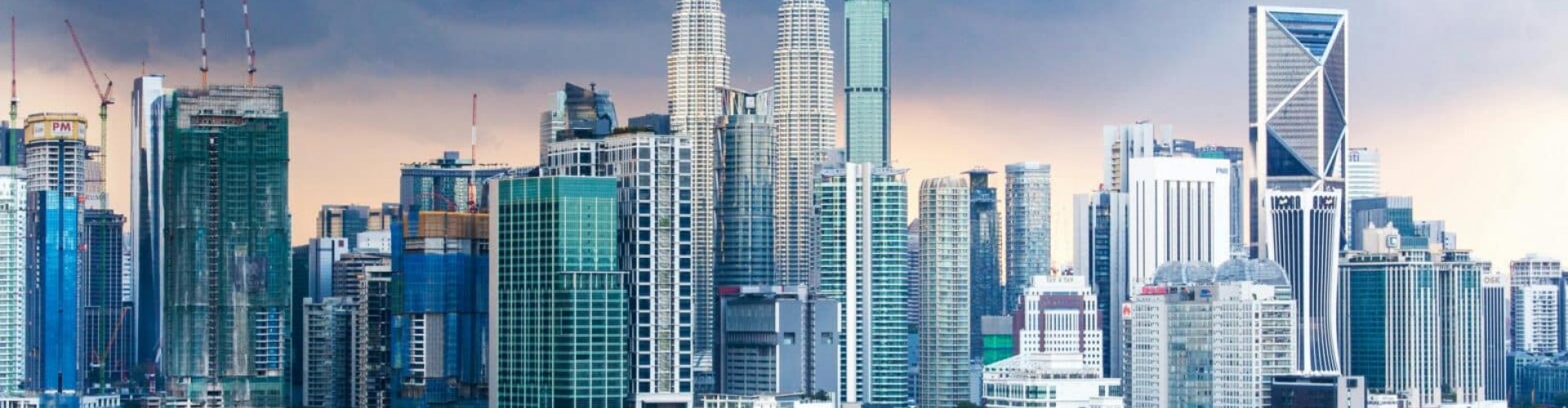 Kuala Lumpur metro station platform with passengers