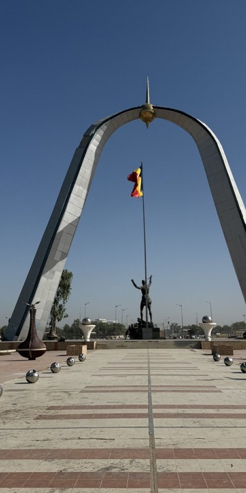 Quiet metro station during off-peak hours in Ndjamena